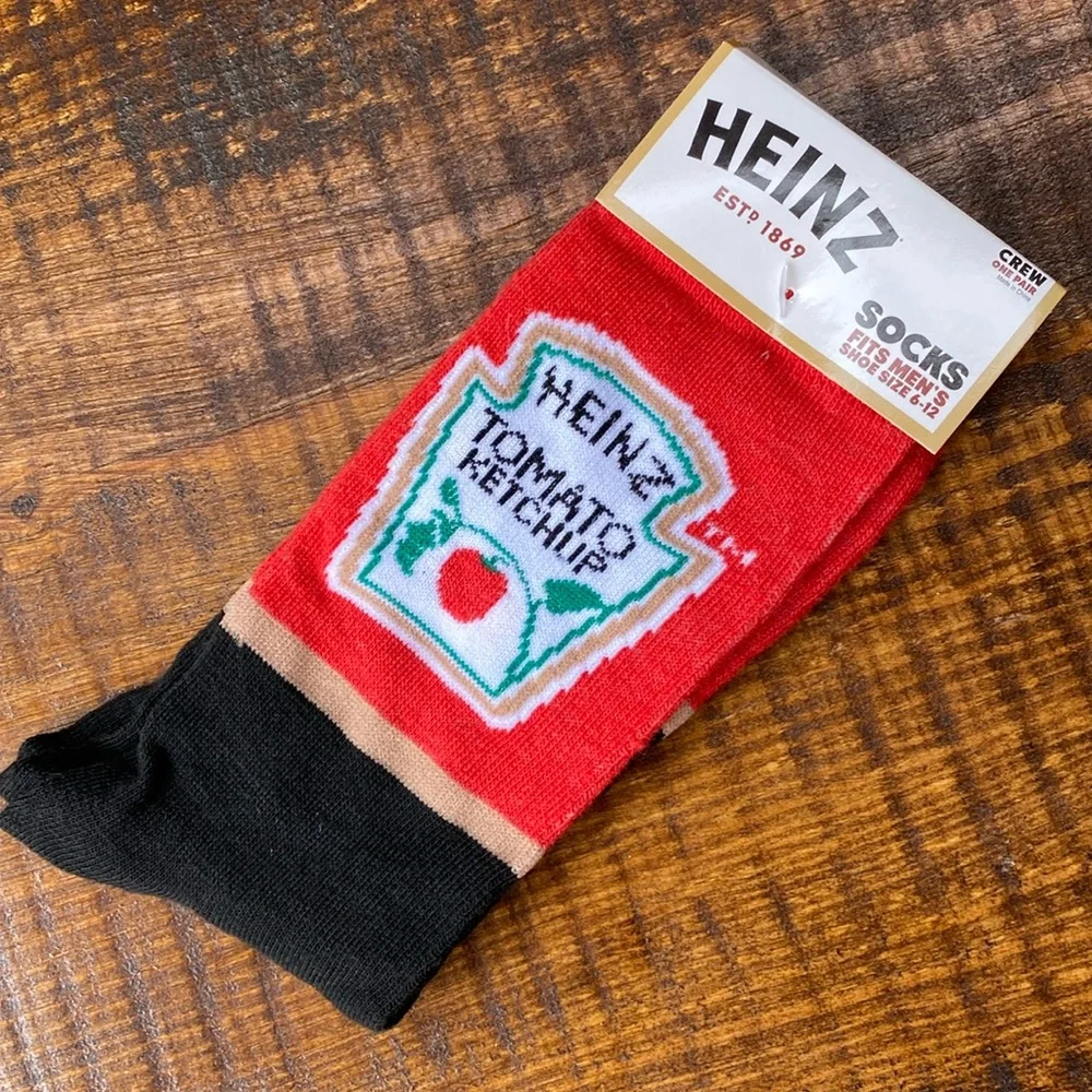 Odd Sox Heinz Ketchup Crew Socks Men’s 6-12